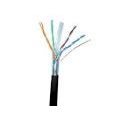 Spool of Outdoor Shielded cat6 FTP cable 1000'  with ESD Drain wire